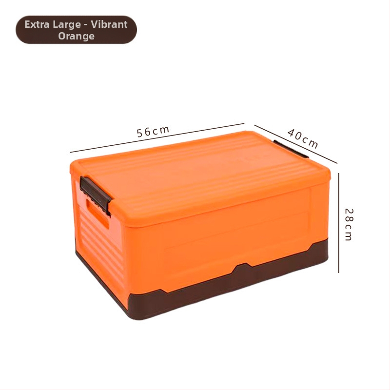 Box na uskladnenie do batožinového priestoru auta, skladací a prenosný; objem 20-30 L; materiál: PP plast; model CX5151; viacúčelový, odolný voči prachu