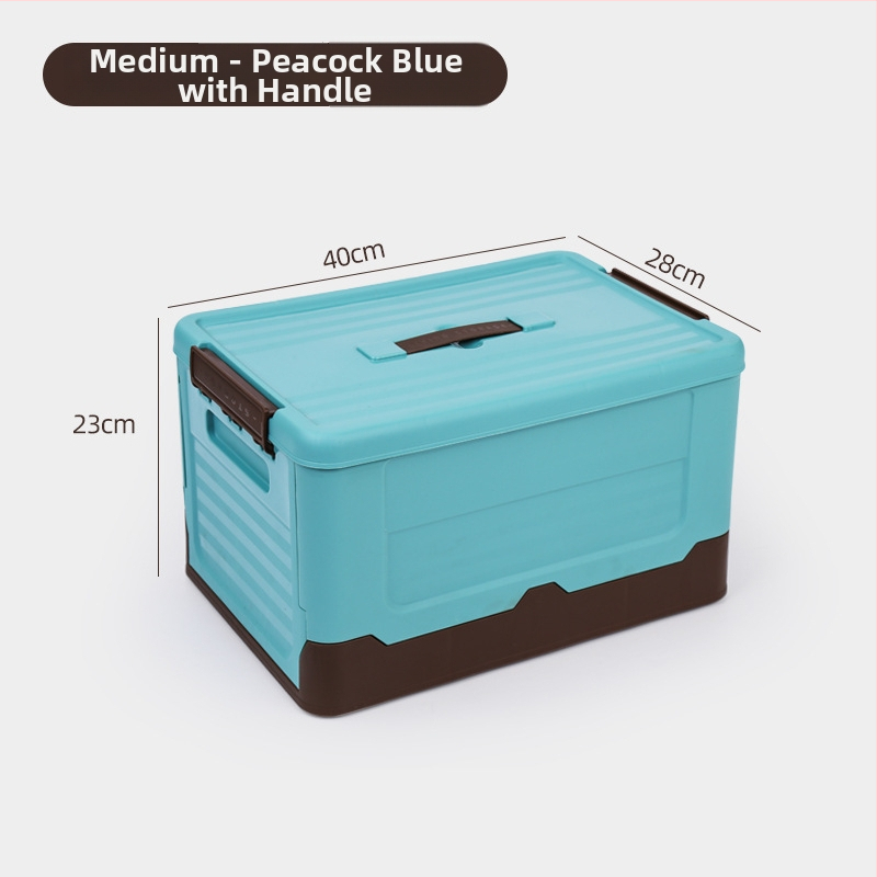 Box na uskladnenie do batožinového priestoru auta, skladací a prenosný; objem 20-30 L; materiál: PP plast; model CX5151; viacúčelový, odolný voči prachu