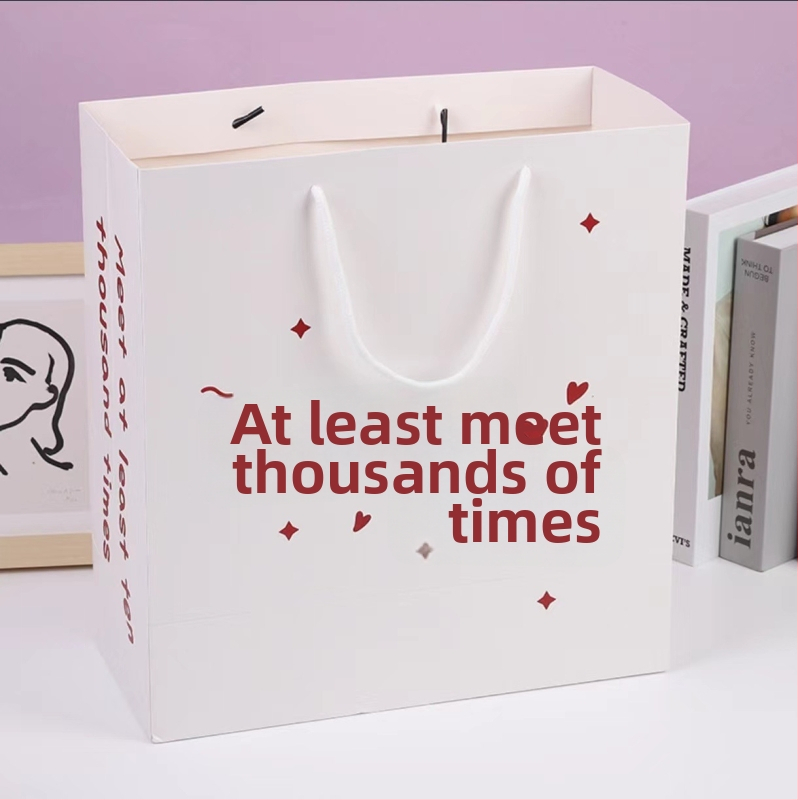 Taška na darček k narodeninám v karikatúrnom štýle, UV tlač, prispôsobiteľná, logo zahrnuté