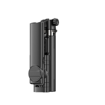 Селфи стик със стабилизатор и Bluetooth, разтегателен, едно натискане за изскачане, алуминиева сплав, осветление за попълване