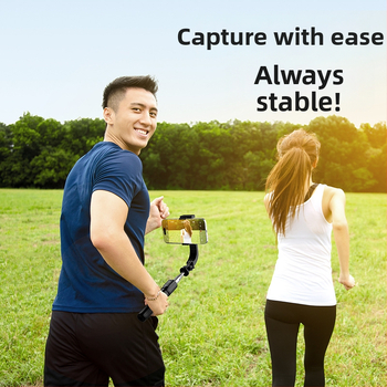 Selfiecom C06 jednostrani stabilizator s tripodom, Bluetooth daljinskim upravljačem, magnetsko svjetlo za dopunu i pan-tilt gimbalom za telefon za prijenos uživo