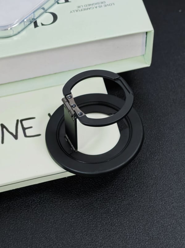 360° περιστρεφόμενο μαγνητικό στήριγμα κινητού με διπλό αναδιπλούμενο σχεδιασμό για γραφείο – κράμα και πλαστικό