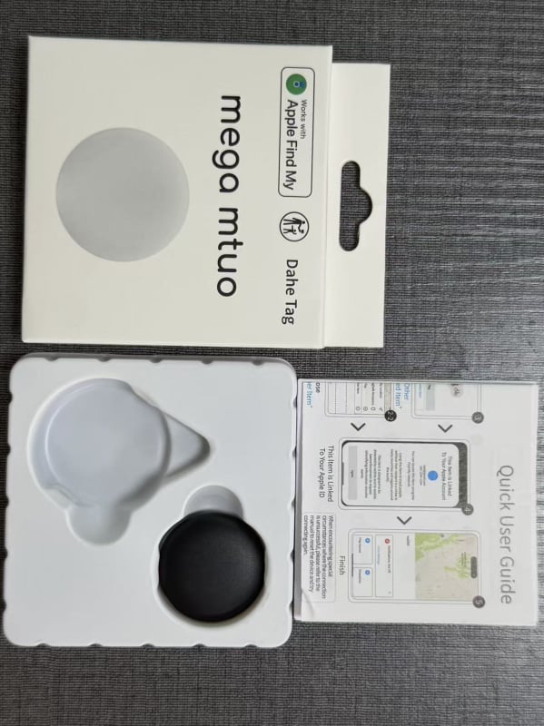 AirTag Bluetooth nyomkövető eszköz állatok számára, modell C281, 210 mAh akkumulátor, 7 g tömeg, iOS-kompatibilis, nyomkövetés és riasztás