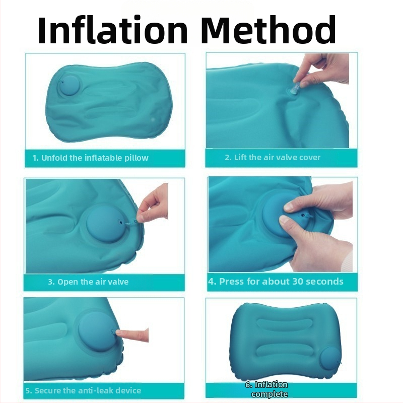 Naduvavanje jastučić - PVC, debljina 0,1 cm, model 08, sklopivi, moderan minimalistički dizajn, napuhavanje pritiskom