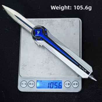 Metalni ukras oružja Delta Polaris, dvostrano elastični nož, model Moment Animation