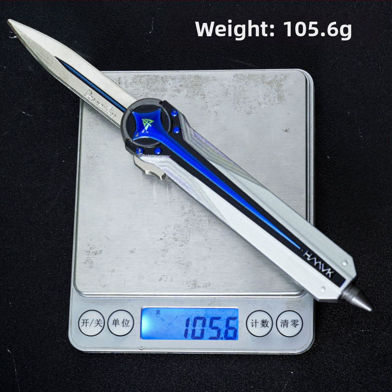 Metalni ukras oružja Delta Polaris, dvostrano elastični nož, model Moment Animation