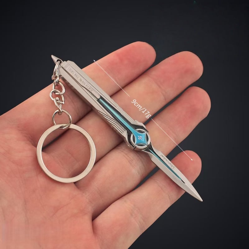 Metalni ukras oružja Delta Polaris, dvostrano elastični nož, model Moment Animation