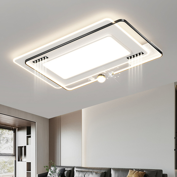 Moderna jednostavna LED plafonska svjetiljka s punim spektrom, zaštita očiju i projekcija zvijezda za dnevni boravak i spavaću sobu, 220V, CRI ≥95, pametno Mijia/TmallGenie