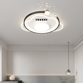 Moderna jednostavna LED plafonska svjetiljka s punim spektrom, zaštita očiju i projekcija zvijezda za dnevni boravak i spavaću sobu, 220V, CRI ≥95, pametno Mijia/TmallGenie