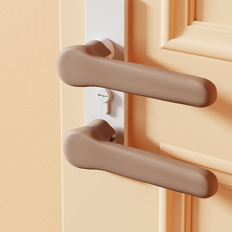 Силиконов предпазител за дръжка на врата с защита срещу кражба, антистатична и антиударна защита - Beishuqin, правоъгълен ъгъл, опаковка 3000, произход Китай