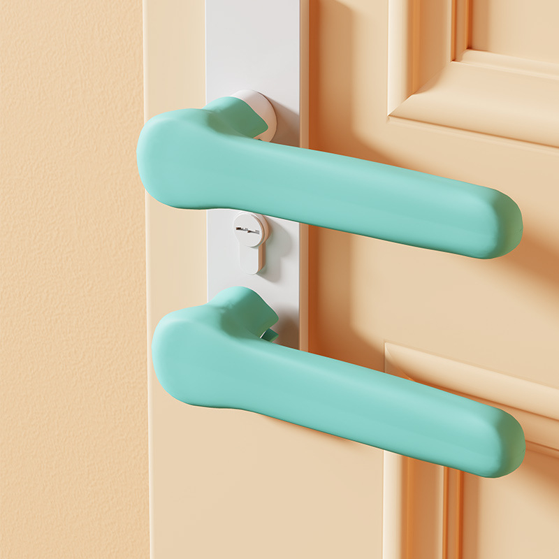 Силиконов предпазител за дръжка на врата с защита срещу кражба, антистатична и антиударна защита - Beishuqin, правоъгълен ъгъл, опаковка 3000, произход Китай