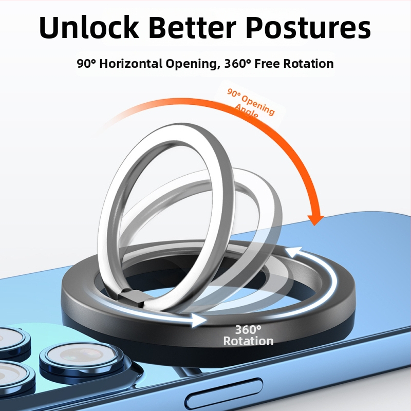 Ασύρματη βάση φόρτισης γραφείου με μεταλλικό δαχτυλίδι, γενικού τύπου, υποστηρίζει προσαρμογές