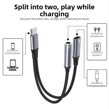 Slúchadlový adaptér kábel, 3.5 mm, pozlátený, jadro z cínovanej meďe, kompatibilný s Apple iPhone 12, RoHS certifikovaný