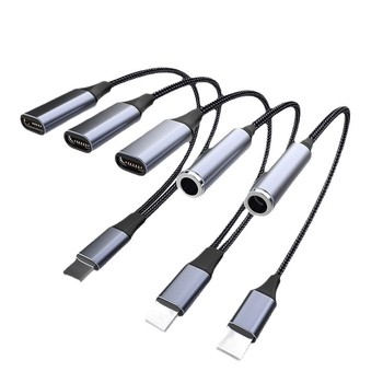 Fejhallgató adapter kábel, 3.5 mm, aranyozott, ón‑réz maggal, Apple iPhone 12-kompatibilis, RoHS tanúsított