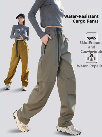 Soft Shell padákové nohavice - unisex, polyester, jednobarevné, zima a jeseň, vhodné pre beh, cyklistiku a turistiku