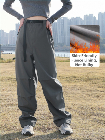 Soft Shell padákové nohavice - unisex, polyester, jednobarevné, zima a jeseň, vhodné pre beh, cyklistiku a turistiku