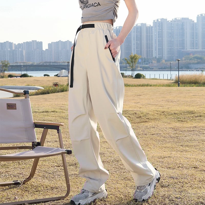 Pantaloni Soft Shell parașutiști - unisex, poliester, culoare solidă, iarnă și toamnă, potriviți pentru alergare, ciclism, drumeții