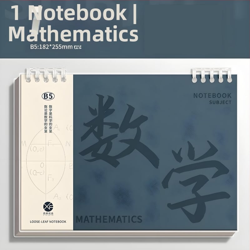 Бележник с подвързване Binder, PP обложка, офсетова хартия 80 г/м², 100–200 страници