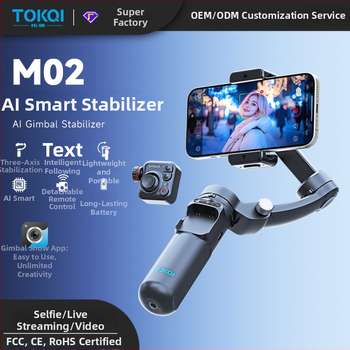 Stabilizator za pametni telefon s tri osi, prepoznavanjem lica, Bluetoothom i daljinskim upravljačem (Model M02)