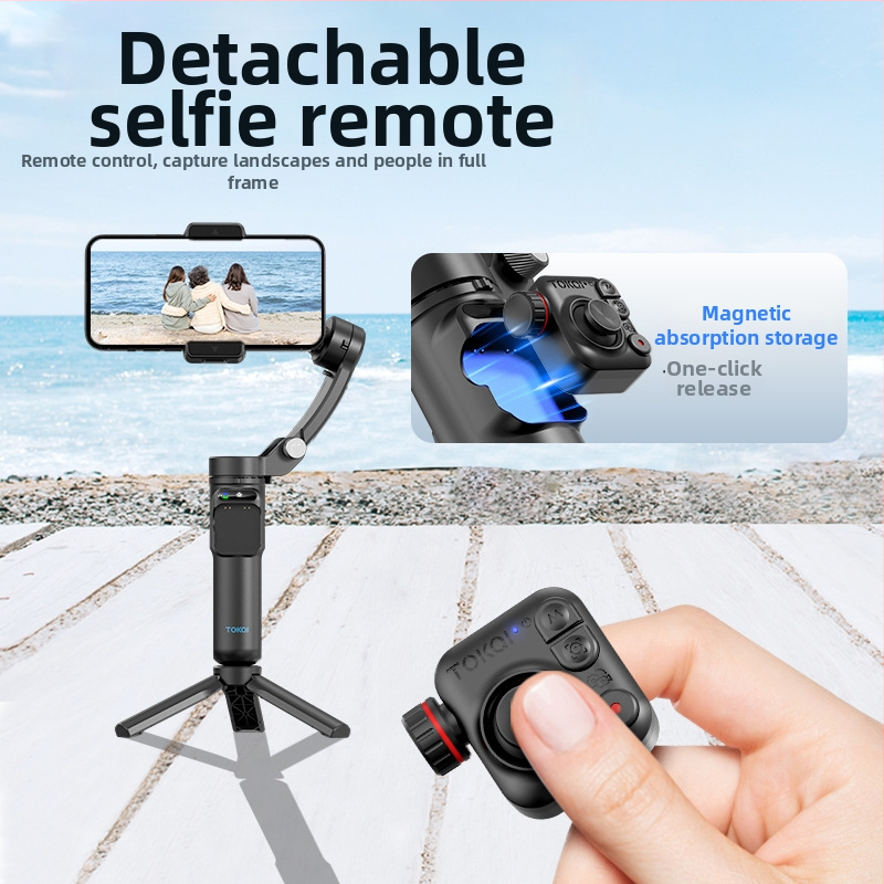 Stabilizator za pametni telefon s tri osi, prepoznavanjem lica, Bluetoothom i daljinskim upravljačem (Model M02)