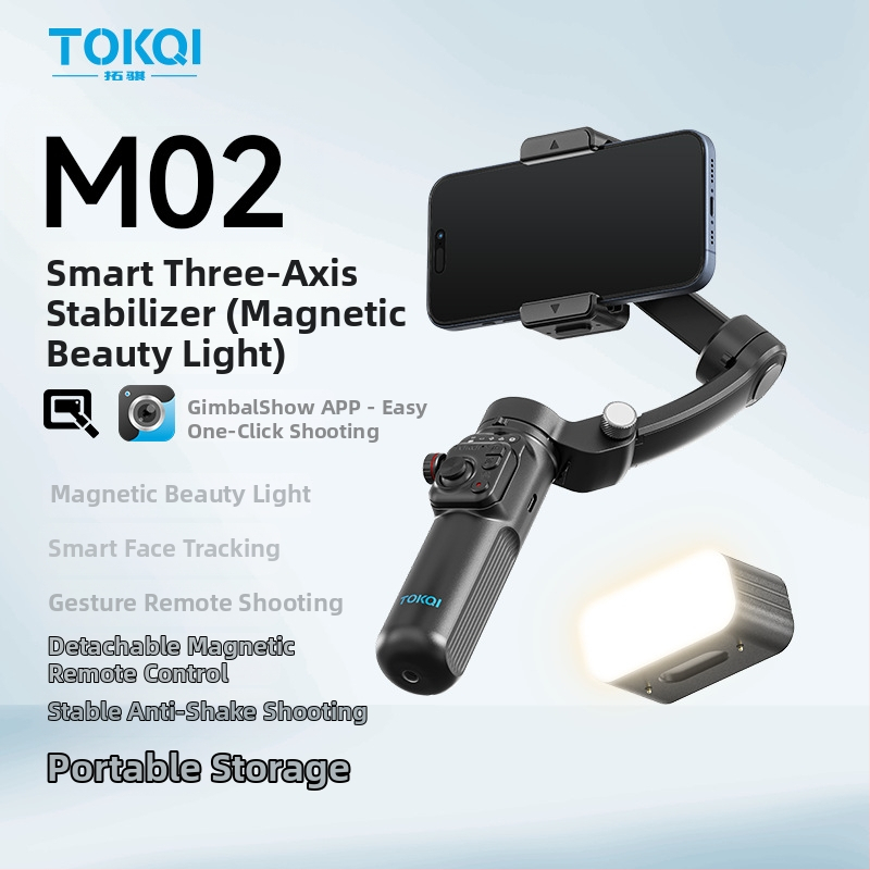 Stabilizator za pametni telefon s tri osi, prepoznavanjem lica, Bluetoothom i daljinskim upravljačem (Model M02)