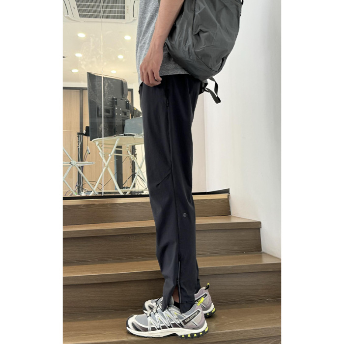 Stil coreean, pantaloni lungi drepți, talie medie, material din bumbac 85%, elasticitate ridicată