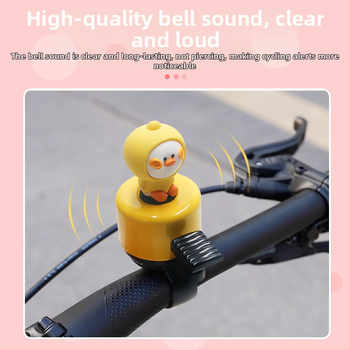 Clopot bicicletă cu design de desen animat - aliaj de aluminiu - personalizare disponibilă - compatibilitate universală