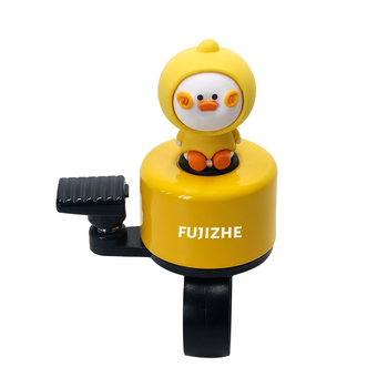 Clopot bicicletă cu design de desen animat - aliaj de aluminiu - personalizare disponibilă - compatibilitate universală