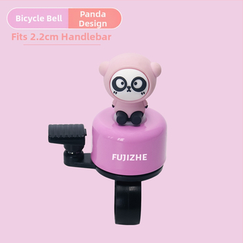 Clopot bicicletă cu design de desen animat - aliaj de aluminiu - personalizare disponibilă - compatibilitate universală