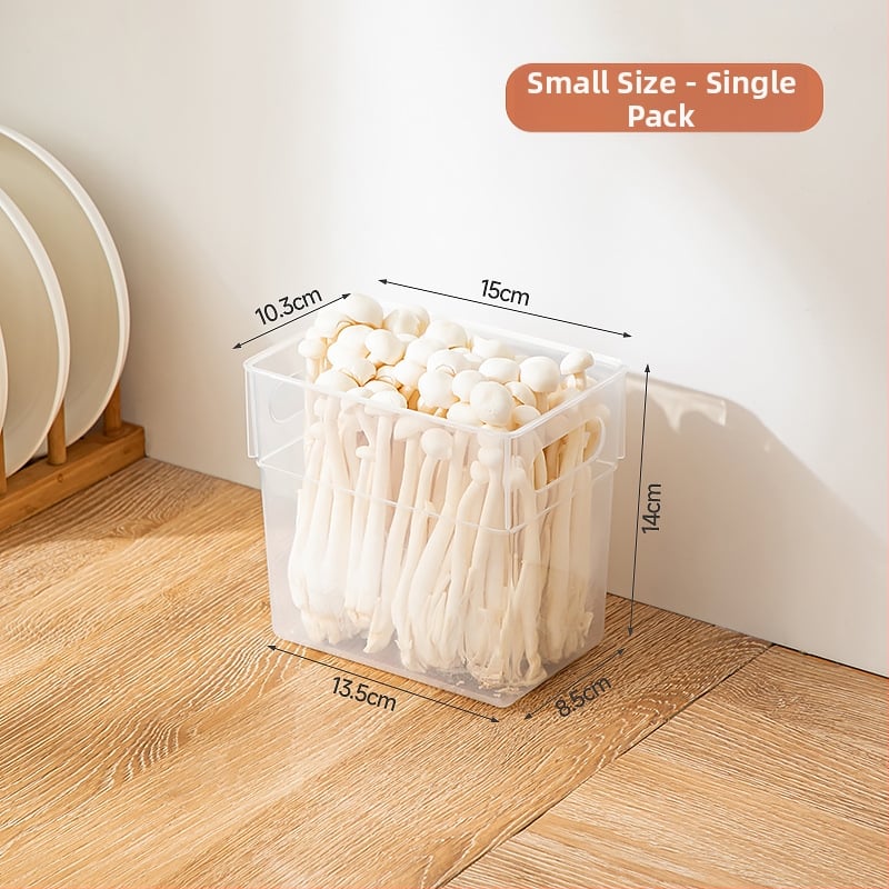 Хладилна кутия за зеленчуци и плодове, прозрачна, хранителен клас пластмаса, за съхранение на напитки, кнедли и яйца