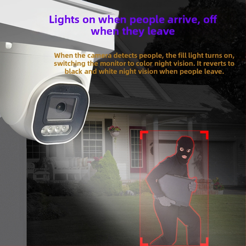 Camera IP dome PoE - 8MP/4K, lentilă 3.6mm, IR 20m, utilizare interior/exterior