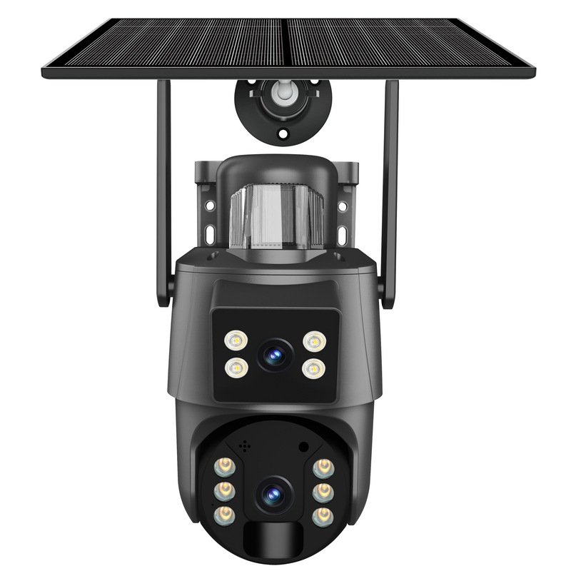 Cameră de supraveghere UBOX: 6MP cu obiectiv dublu, Wi-Fi și 4G, alimentare solară