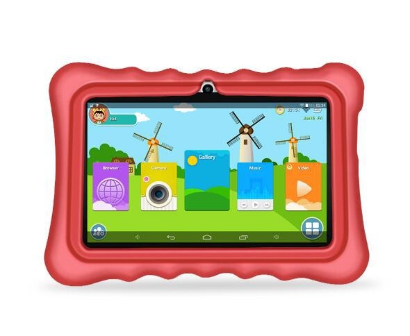 Gyerekeknek szóló tablet szülői felügyelettel, Android OS, MTK Quad-Core 1.3GHz, 32GB flash memória, Két kamera, 5–7 órás üzemidő