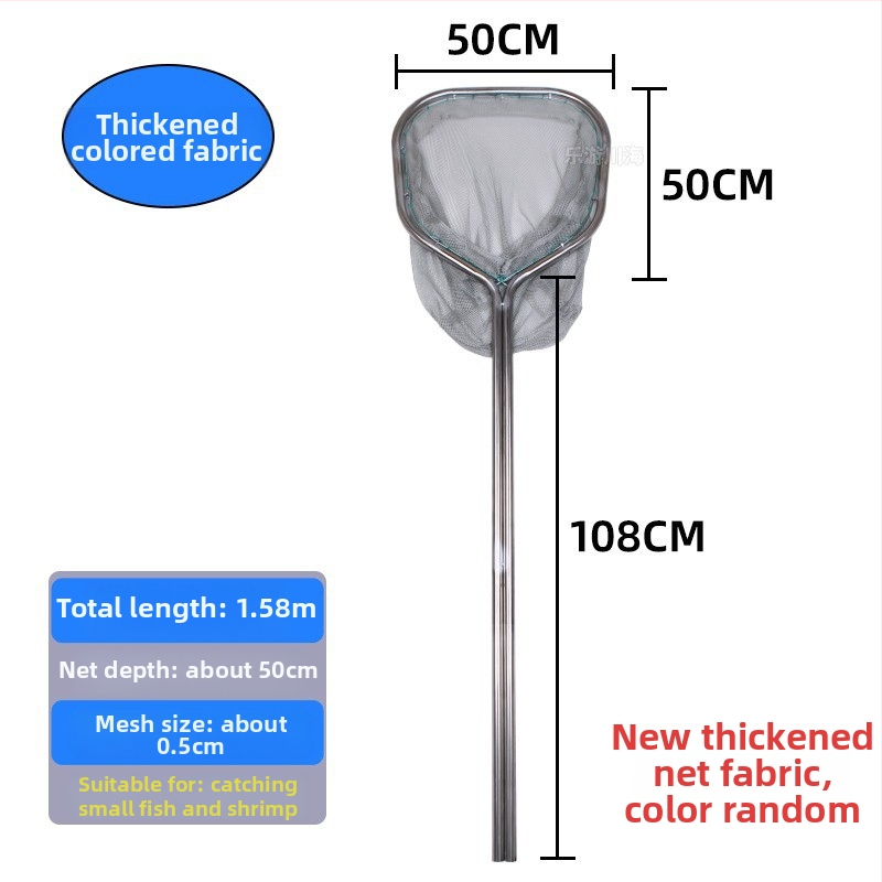 Nerezová oceľová sieť na ryby pre lov veľkých rýb a morských plodov, dvojtrubkové prevedenie, priemer ústia 40-50, hĺbka siete 40-60, nosnosť do 25 kg