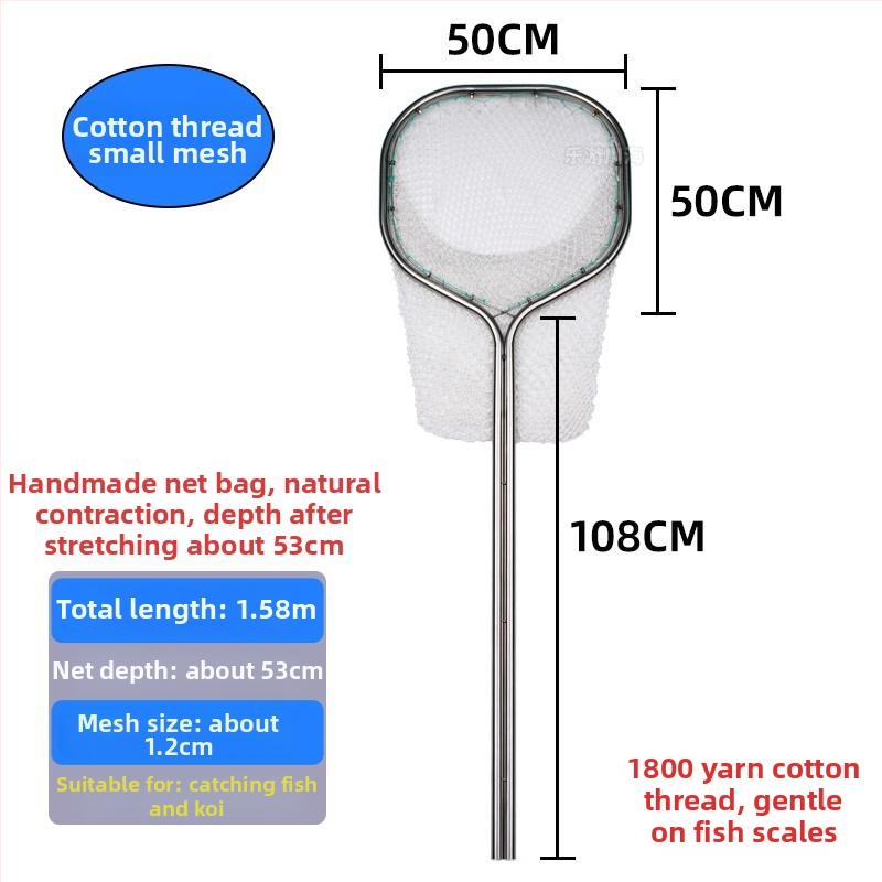 Nerezová oceľová sieť na ryby pre lov veľkých rýb a morských plodov, dvojtrubkové prevedenie, priemer ústia 40-50, hĺbka siete 40-60, nosnosť do 25 kg