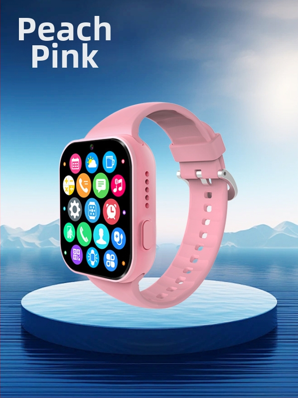 Prispôsobiteľné 5G detské smart hodinky – videohovory, určovanie polohy, SOS (5G plná sieťová podpora, 1.3MP kamera, 400mAh batéria)