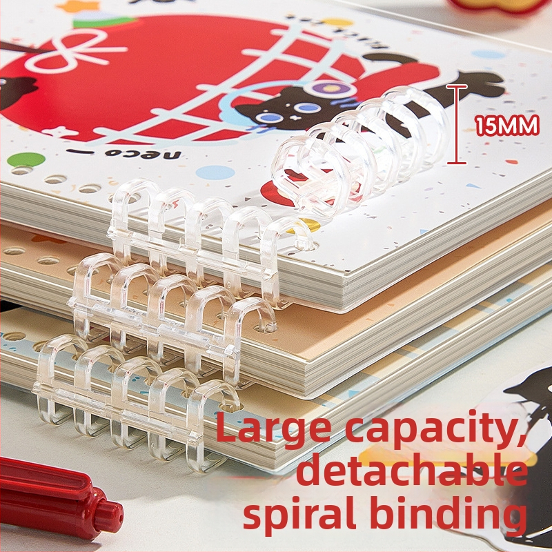 Kappa bear тетрадка с разгънати листове за ученици, PP корица, Dowling хартия, 80 г/м², 100–200 страници