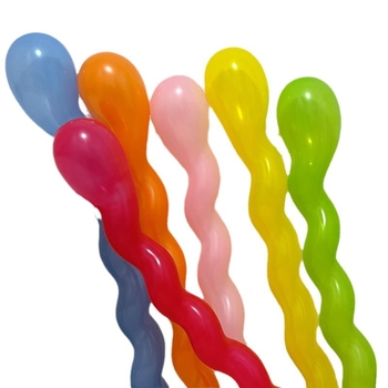 Balon-igrački sa spiralom i magičnim trakama (Materijal: aluminijska folija; Tip balona: igrački balon; Oblik: magični trak; Logo: nije dopušteno tiskanje; IP dopuštenje: Ne)