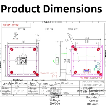 USB 3.0 priemyselná kamera 8MP IMX179, pevný fokus, rozpoznávanie tváre, bez ovládačov, Linux kompatibilný