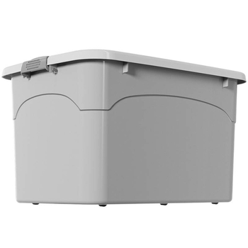 Пластмасова кутия за съхранение със запечатващ капак, за дрехи и играчки, японски стил, модел X01-X04, капацитет 0–5 л, възможност за печат на лого, налична в 1–4 опаковки