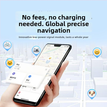 JHX05 Anti-Loss Nyomkövető háziállatoknak, kulcsoknak és tárgyaknak — pontos helymeghatározás, ABS ház, 240mAh, 40×32×9.8mm, iOS kompatibil