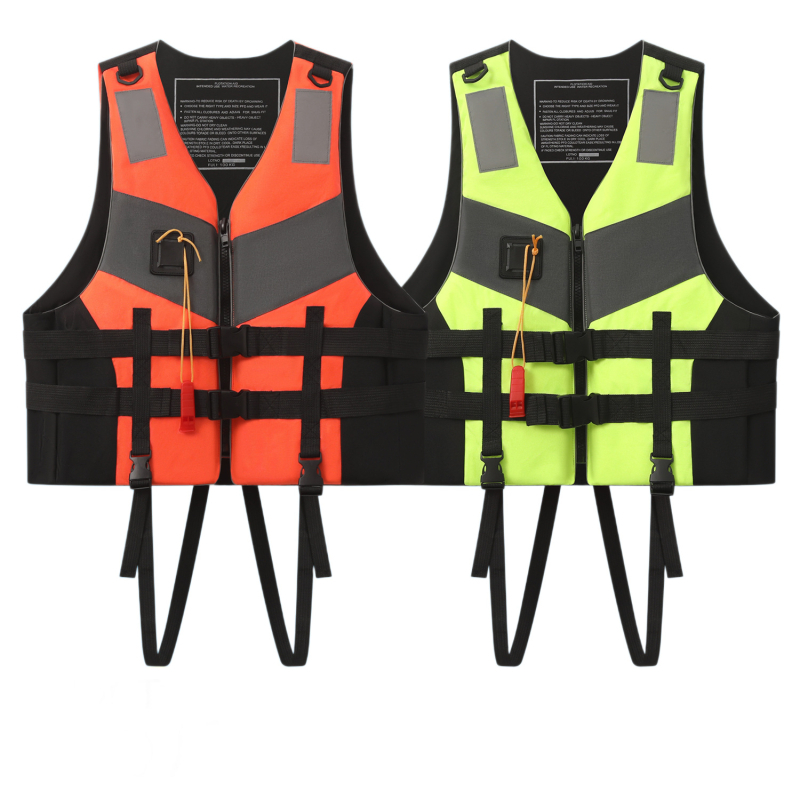 Vestă de salvare din material EPE, flotabilitate îmbunătățită, pentru adulți, utilizare pe barcă și pescuit offshore