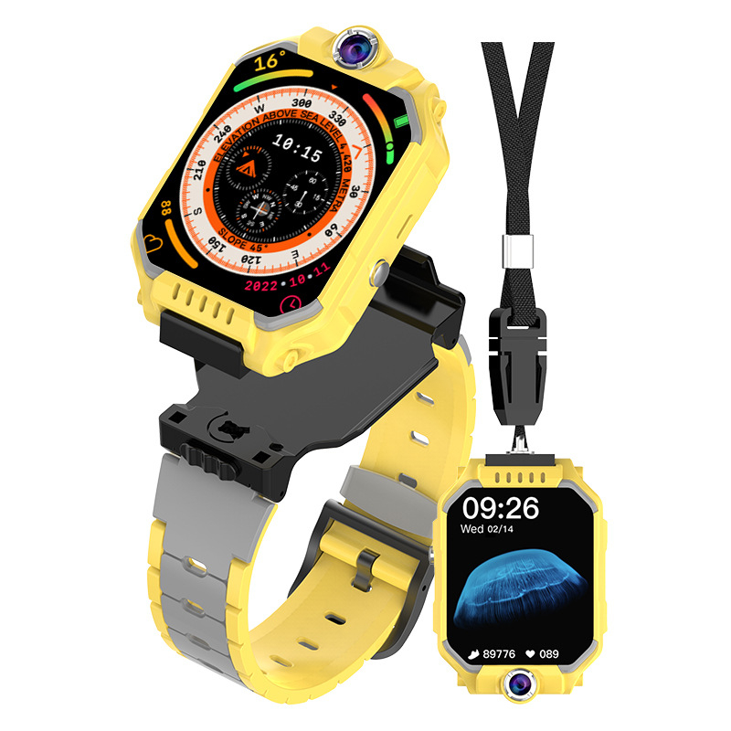 Ceas inteligent pentru copii cu camere duale, ecran mare HD, localizare, rezistent la apă Life Waterproof, aplicația SeTracker2