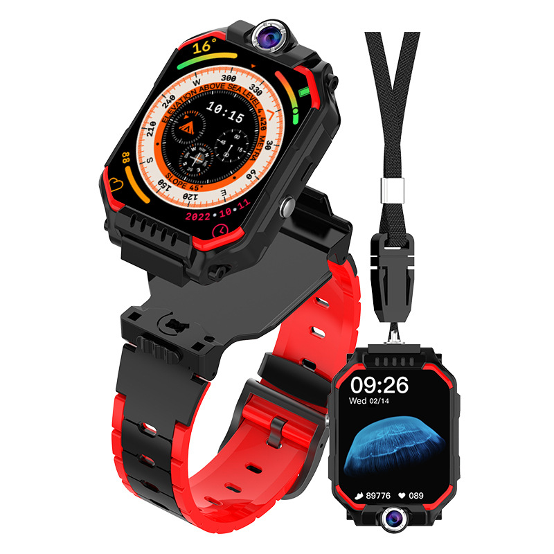 Ceas inteligent pentru copii cu camere duale, ecran mare HD, localizare, rezistent la apă Life Waterproof, aplicația SeTracker2