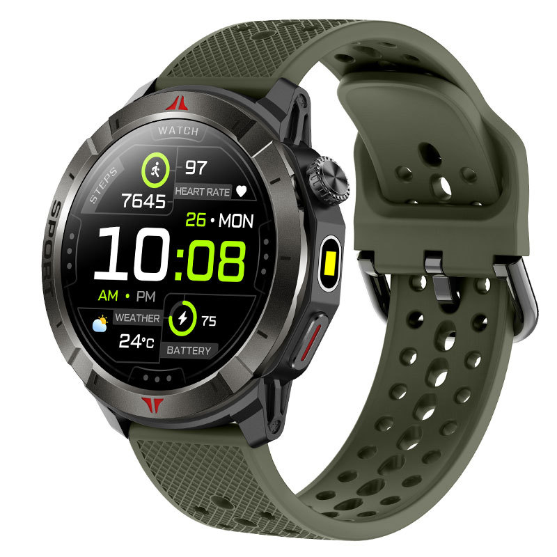 Ceas inteligent GPS cu GPS dual-frecvență pentru poziționare rapidă; busolă cu altitudine și barometru; ecran AMOLED; monitorizare ritm cardiac și SpO2; baterie 7-14 zile (GPS dual-frecvență; Busolă cu altitudine și barometru; Ecran AMOLED; Ritm cardiac și