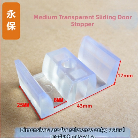 OSB inteligentné príslušenstvo do sprchovej miestnosti pre sklenené posuvné dvere – telo z hliníkovej zliatiny, obdĺžnikový tvar, model 1, obsahuje tlmič nárazu s koženou podložkou, koliesko dverí a polohovacia gulička