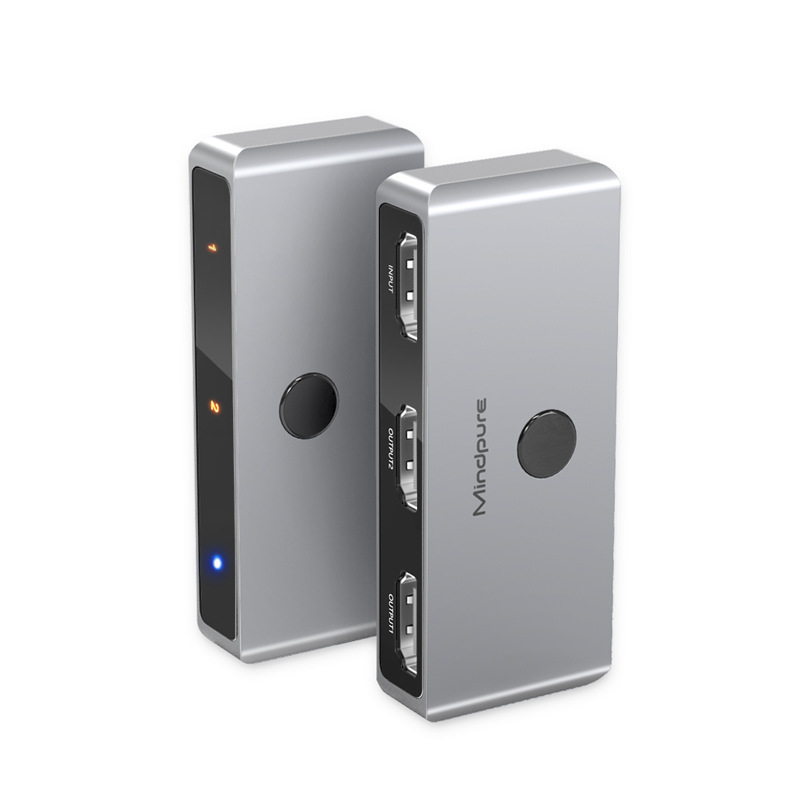 HDMI prekidač 2 ulaza 1 izlaz, podrška 4Kx2K/1080P, kompatibilan s Windows 7/8/10