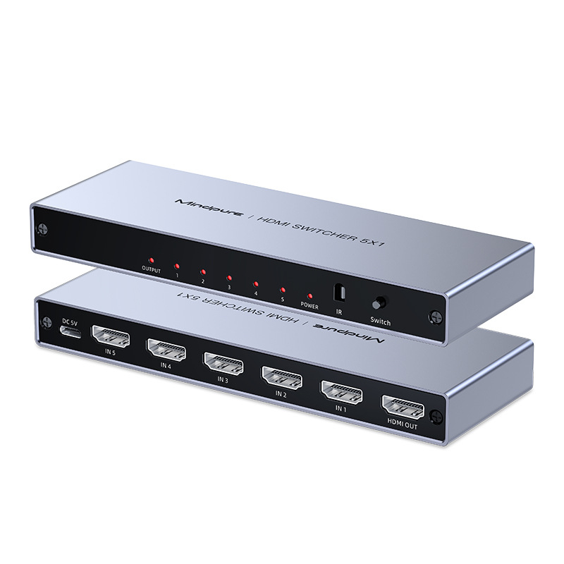 HDMI prekidač 2 ulaza 1 izlaz, podrška 4Kx2K/1080P, kompatibilan s Windows 7/8/10
