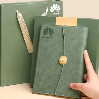 Bilježnica Morning long sa spiralnim povezom, korica od umjetne kože, papir 80 g, 200 stranica, mogućnost tiska logotipa
