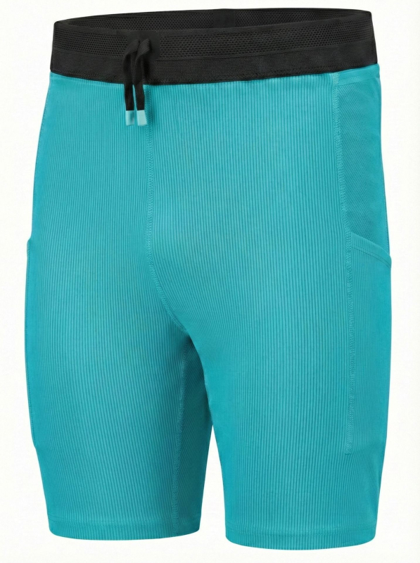 Unisex brzo sušeće kompresijske sportske hlače, prozračan nylon-spandex materijal, odvodi vlagu, za ljeto